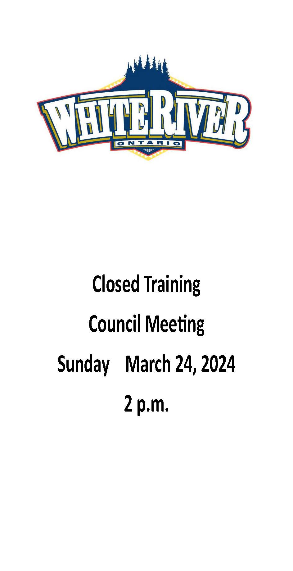 Closed Training Council Meeting